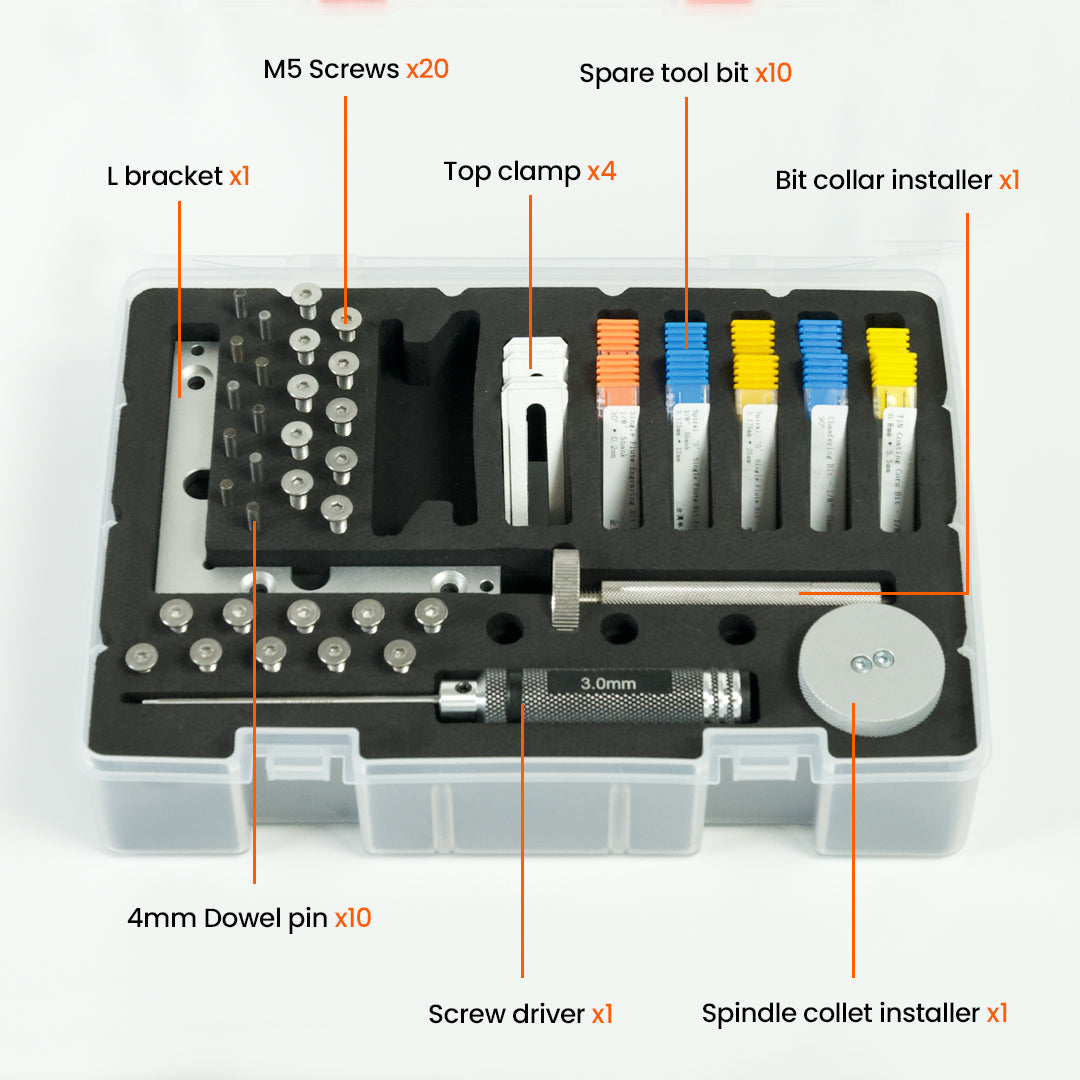 Carvera Airluchtgereedschapsset