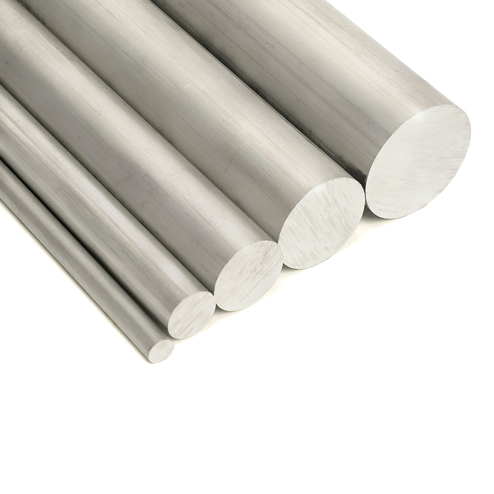 6061 Aluminium-Rundstange (2 Stück)
