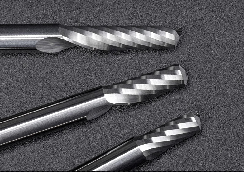 Spiral 'O' Single Flute Bit for Metal - 1/8″ Shank - Makera