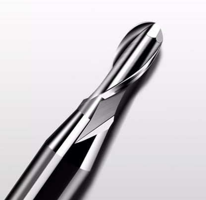Two Flute Ball Nose Bit for Metal - 1/8″ Shank - Makera