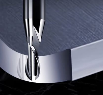 Two Flute Ball Nose Bit for Metal - 1/8″ Shank - Makera