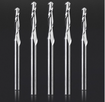 Two Flute Ball Nose Bit - 1/8″ Shank - Makera