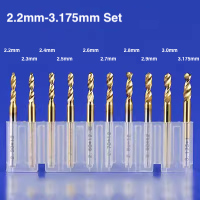 TiN Coating Drill Bit - 1/8″ Shank - Makera