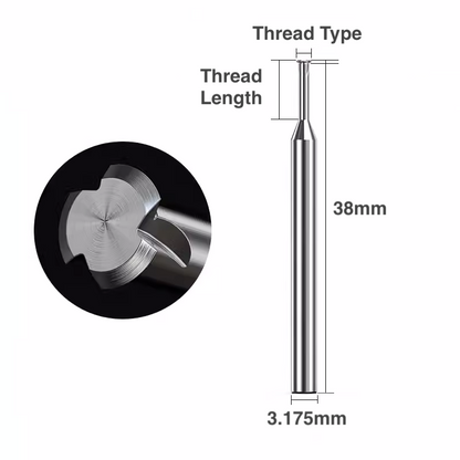 Thread Milling Bit - 1/8″ Shank - Makera