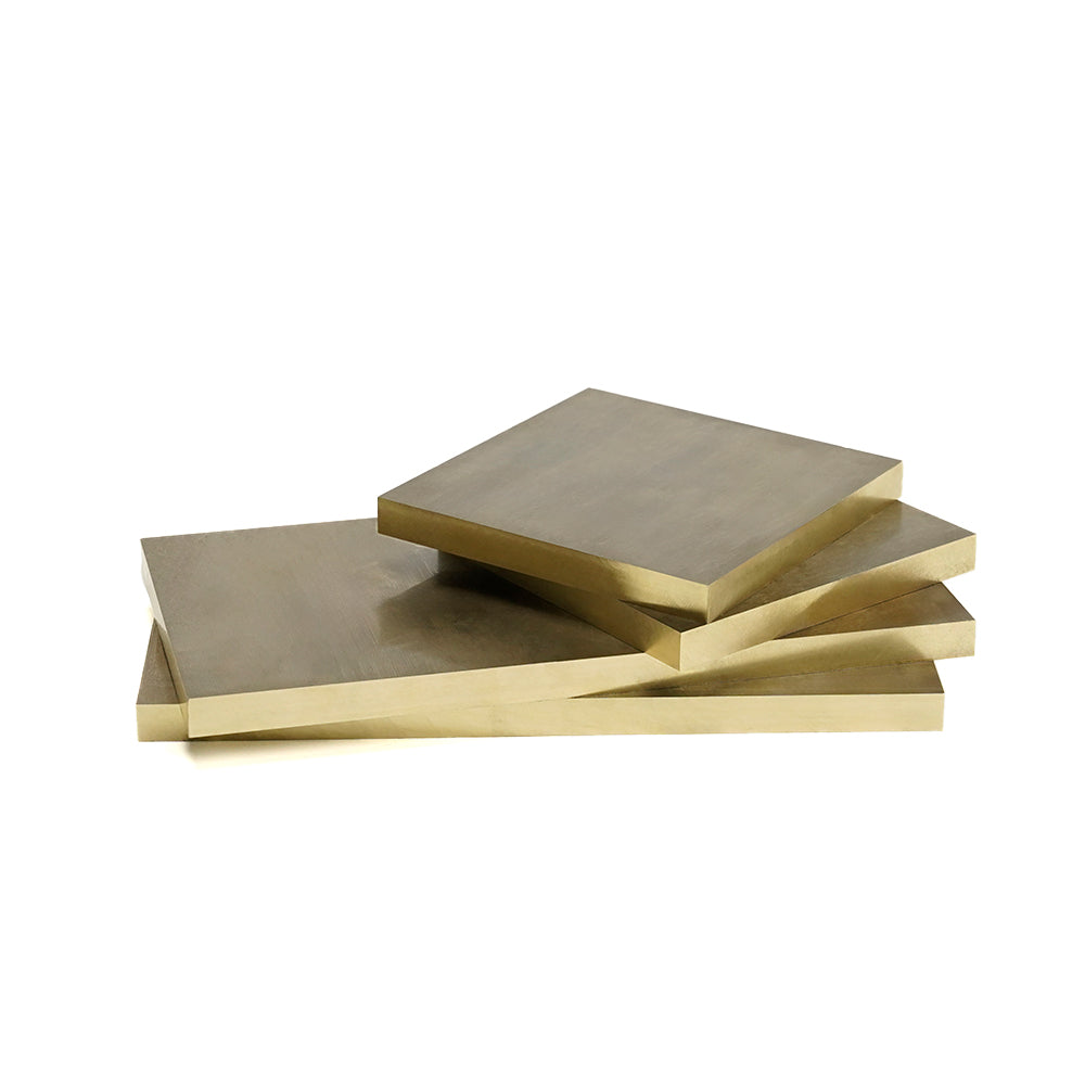 Lamiera di ottone (2 pezzi)