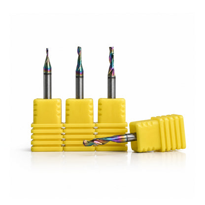 Mèche hélicoïdale à une seule cannelure pour métal - Tige de 1/8 po