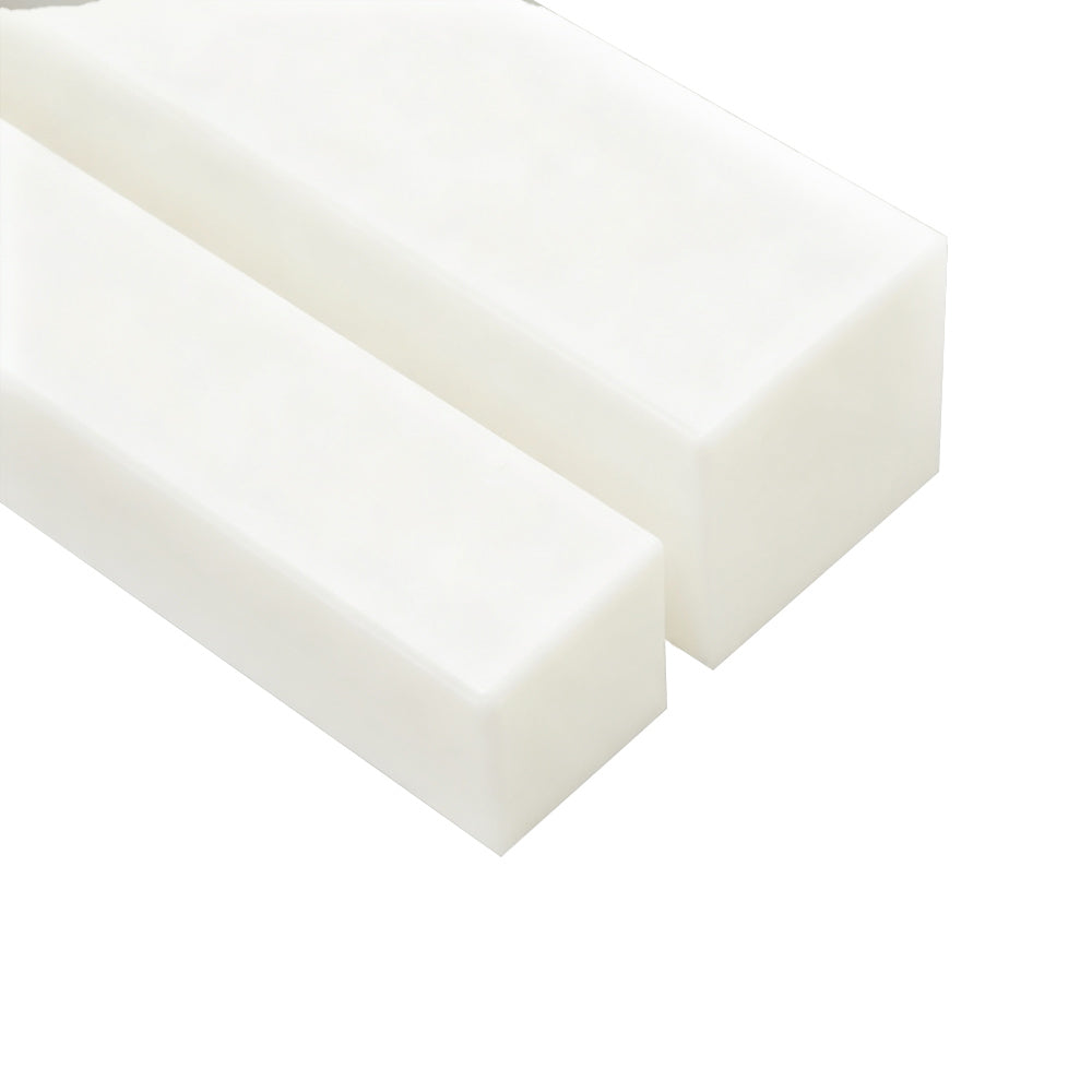White Delrin Block (2 pcs)