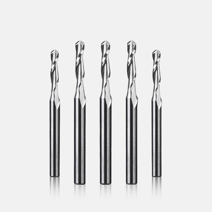 Two Flute Ball Nose Bit - 1/8″ Shank - Makera