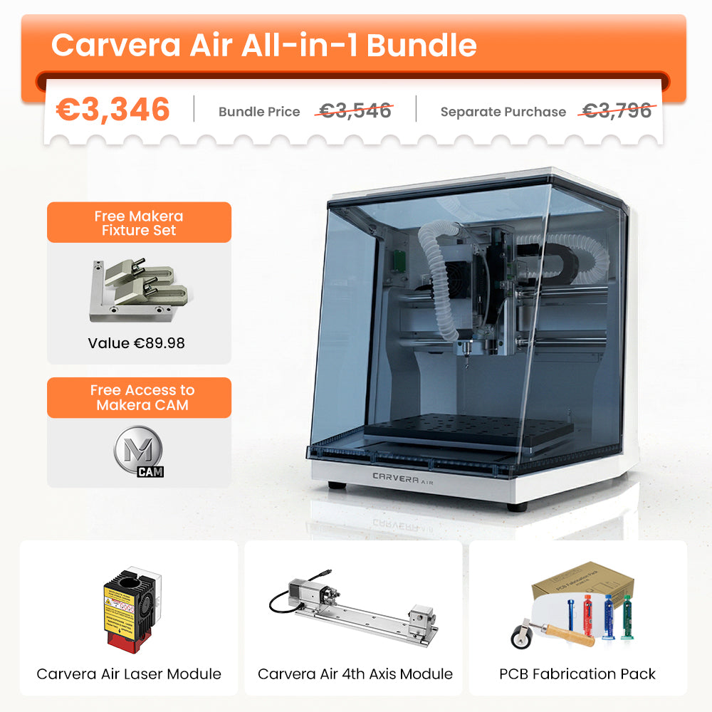 Máquina CNC de sobremesa Carvera Air