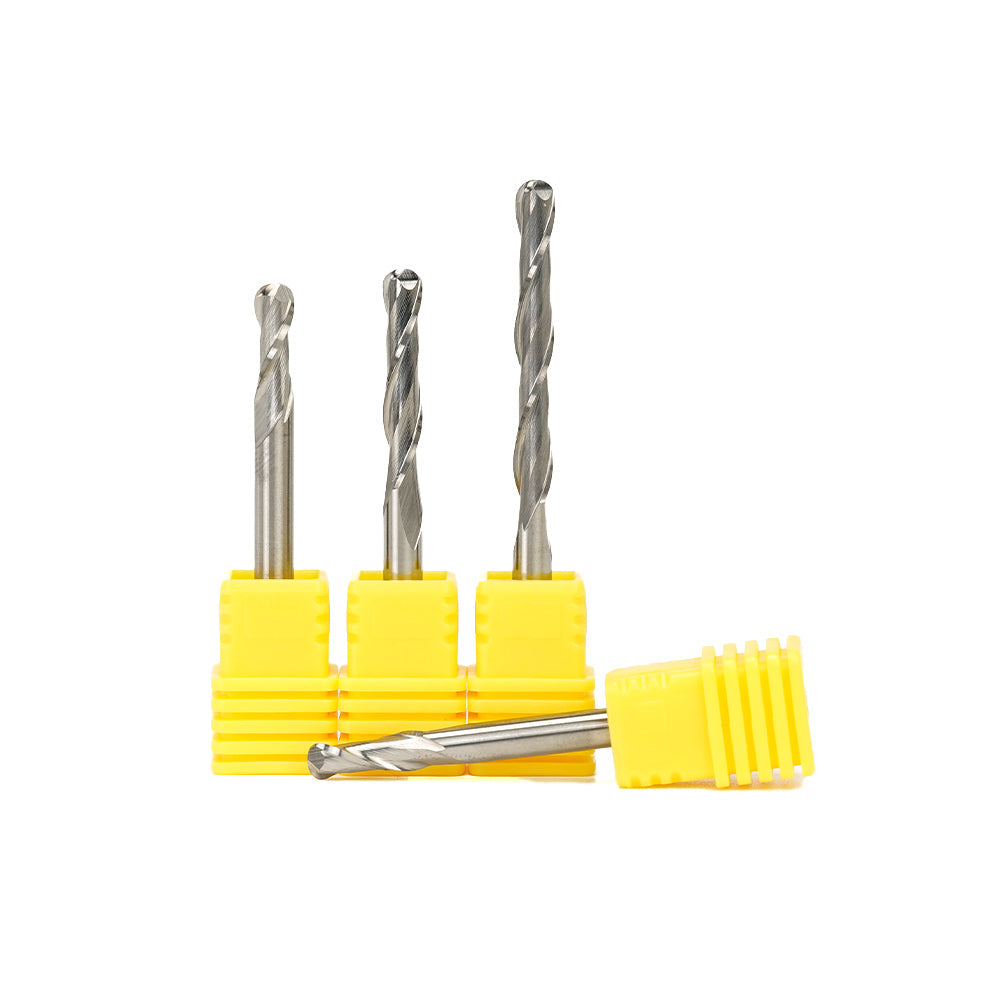 Zwei-Schneiden-Kugelfräser – 4 mm (5/32") Schaft